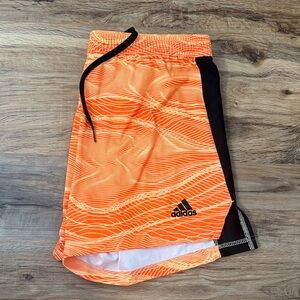 Adidas Bright Orange Performance Shorts